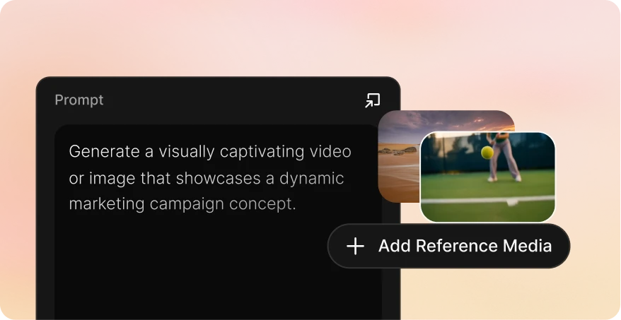 Prompt and reference media controls for Nano Banana Pro