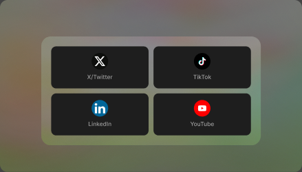 Connected X, TikTok, LinkedIn, and YouTube publishing channels in Spira
