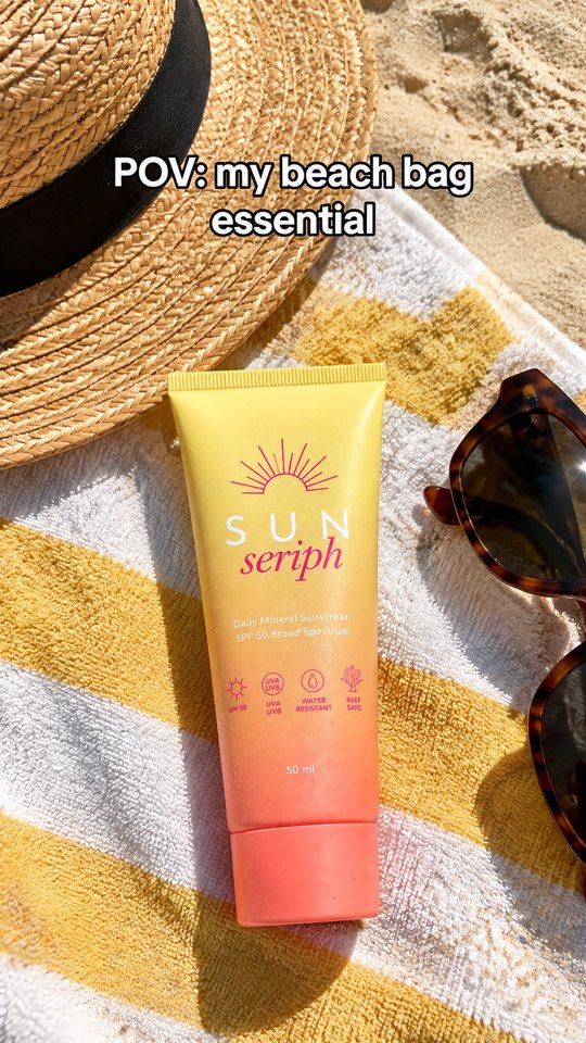 AI-generated sunscreen campaign visual