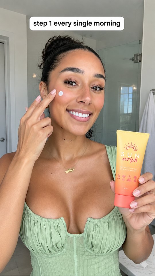 AI-generated sunscreen campaign visual
