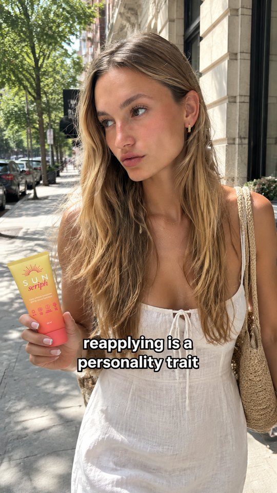 AI-generated sunscreen campaign visual
